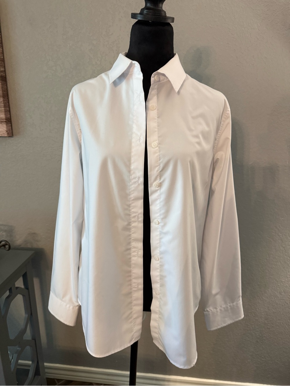 Classic Button-Up Shirt white
